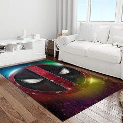 deadpool marvel movie retangle carpet area rug home decor best gift for fan and friends light room dp17