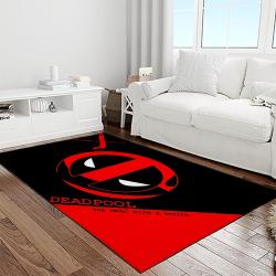 deadpool marvel movie retangle carpet area rug home decor best gift for fan and friends light room dp20