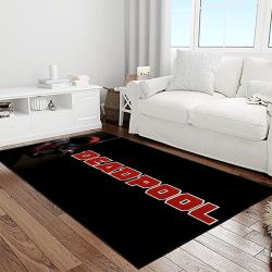 deadpool marvel movie retangle carpet area rug home decor best gift for fan and friends light room dp23