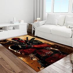 deadpool marvel movie retangle carpet area rug home decor best gift for fan and friends light room dp28