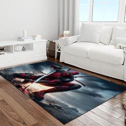 deadpool marvel movie retangle carpet area rug home decor best gift for fan and friends light room dp37