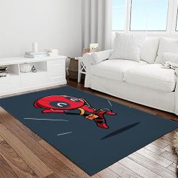 deadpool marvel movie retangle carpet area rug home decor best gift for fan and friends light room dp39