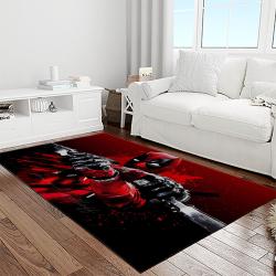 deadpool marvel movie retangle carpet area rug home decor best gift for fan and friends light room dp42