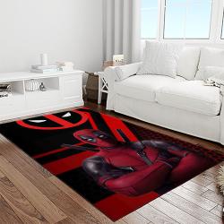deadpool marvel movie retangle carpet area rug home decor best gift for fan and friends light room dp43