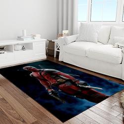 deadpool marvel movie retangle carpet area rug home decor best gift for fan and friends light room dp44