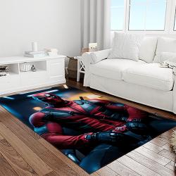 deadpool marvel movie retangle carpet area rug home decor best gift for fan and friends light room dp48