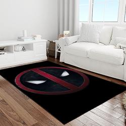 deadpool marvel movie retangle carpet area rug home decor best gift for fan and friends light room dp51