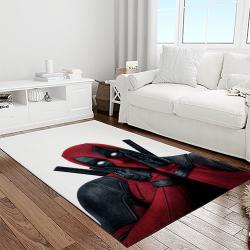 deadpool marvel movie retangle carpet area rug home decor best gift for fan and friends light room dp58