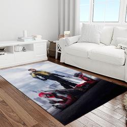 deadpool marvel movie retangle carpet area rug home decor best gift for fan and friends light room dp8