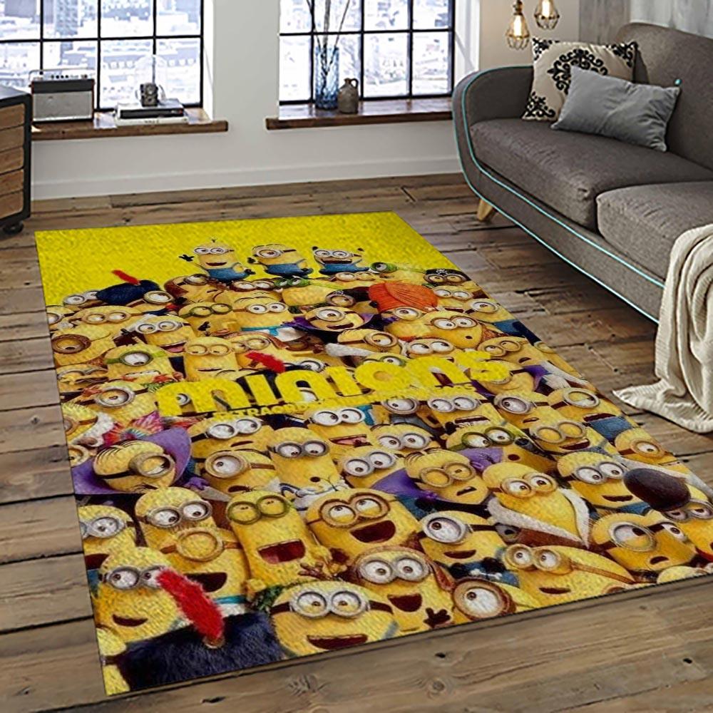 Despicable Me Film Movie Minion Characters Area Rug Home Decor Halloween Gift Best Present For Friends DMM11 despicable me film movie minion characters area rug home decor halloween gift best present for friends dark room dmm11