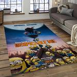 despicable me film movie minion characters area rug home decor halloween gift best present for friends dark room dmm50
