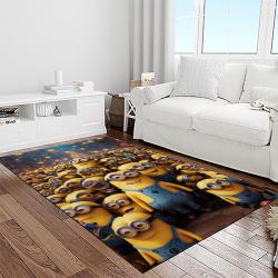 despicable me film movie minion characters area rug home decor halloween gift best present for friends light room dmm12