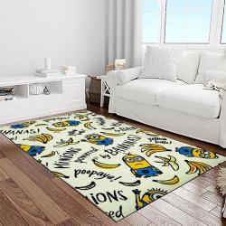 despicable me film movie minion characters area rug home decor halloween gift best present for friends light room dmm13