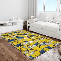 despicable me film movie minion characters area rug home decor halloween gift best present for friends light room dmm26