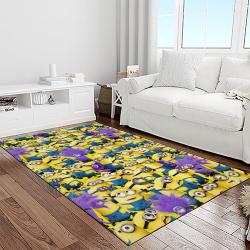 despicable me film movie minion characters area rug home decor halloween gift best present for friends light room dmm27