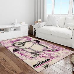 despicable me film movie minion characters area rug home decor halloween gift best present for friends light room dmm34