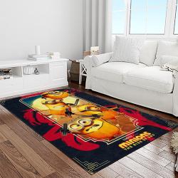 despicable me film movie minion characters area rug home decor halloween gift best present for friends light room dmm40