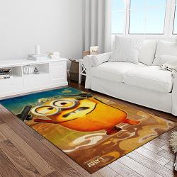 despicable me film movie minion characters area rug home decor halloween gift best present for friends light room dmm41