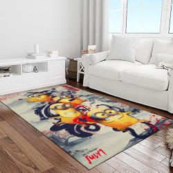 despicable me film movie minion characters area rug home decor halloween gift best present for friends light room dmm44