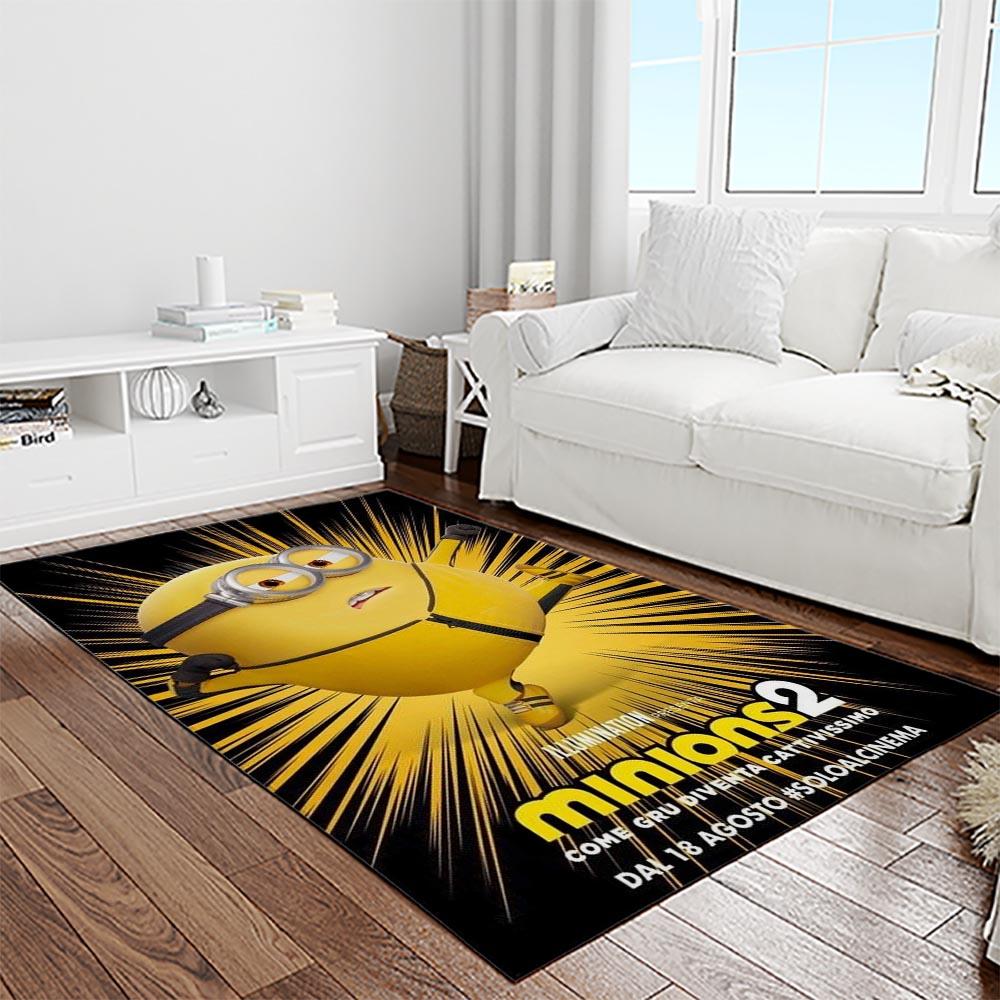 Despicable Me Film Movie Minion Characters Area Rug Home Decor Halloween Gift Best Present For Friends DMM47 1 despicable me film movie minion characters area rug home decor halloween gift best present for friends light room dmm47