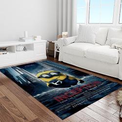 despicable me film movie minion characters area rug home decor halloween gift best present for friends light room dmm48