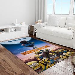 despicable me film movie minion characters area rug home decor halloween gift best present for friends light room dmm50