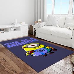 despicable me film movie minion characters area rug home decor halloween gift best present for friends light room dmm53