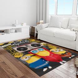 despicable me film movie minion characters area rug home decor halloween gift best present for friends light room dmm56