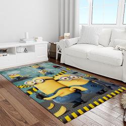 despicable me film movie minion characters area rug home decor halloween gift best present for friends light room dmm6