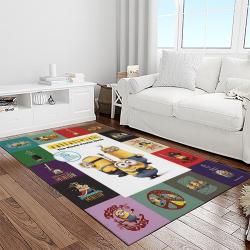 despicable me film movie minion characters area rug home decor halloween gift best present for friends light room dmm61