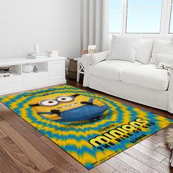 despicable me film movie minion characters area rug home decor halloween gift best present for friends light room dmm72