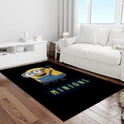 despicable me film movie minion characters area rug home decor halloween gift best present for friends light room dmm78