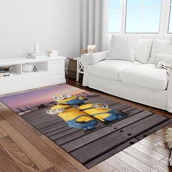 despicable me film movie minion characters area rug home decor halloween gift best present for friends light room dmm87