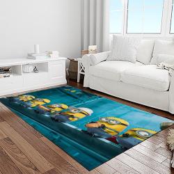 despicable me film movie minion characters area rug home decor halloween gift best present for friends light room dmm91