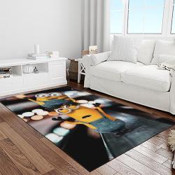 despicable me film movie minion characters area rug home decor halloween gift best present for friends light room dmm92