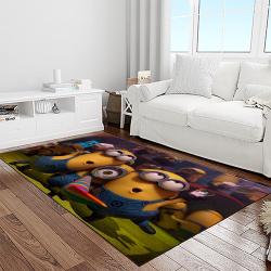 despicable me film movie minion characters area rug home decor halloween gift best present for friends light room dmm98