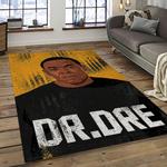 dr. dre rapper hiphop music retangle carpet area rug home decor best gift for fan and friends dark room dd16