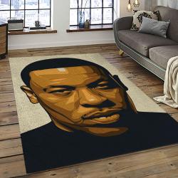 Dr. Dre Rapper Hiphop Music Retangle Carpet Area Rug Home Decor Best Gift For Fan And Friends DD19