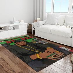 dr. dre rapper hiphop music retangle carpet area rug home decor best gift for fan and friends light room dd1