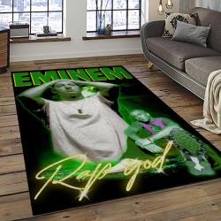 Eminem Legend Rapper Hiphop Music Rap Carpet Area Rug Home Decor Gift For Fans Gift For Friends EMM8