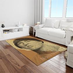 eminem legend rapper hiphop music rap carpet area rug home decor gift for fans gift for friends light room emm1