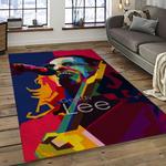 geddy lee rapper hiphop music retangle carpet area rug home decor best gift for fan and friends dark room gl1
