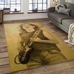 geddy lee rapper hiphop music retangle carpet area rug home decor best gift for fan and friends dark room gl11