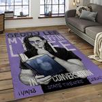geddy lee rapper hiphop music retangle carpet area rug home decor best gift for fan and friends dark room gl18