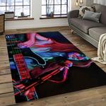 geddy lee rapper hiphop music retangle carpet area rug home decor best gift for fan and friends dark room gl19