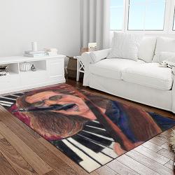 geddy lee rapper hiphop music retangle carpet area rug home decor best gift for fan and friends light room gl4