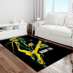 geddy lee rapper hiphop music retangle carpet area rug home decor best gift for fan and friends light room gl7