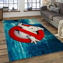 Ghostbusters Supernatural Comedy Film Movie Carpet Area Rug Home Decor Halloween Gift Best Present For Friends GBS1