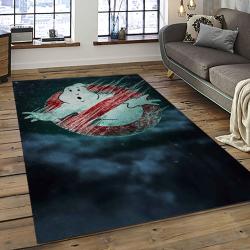 Ghostbusters Supernatural Comedy Film Movie Carpet Area Rug Home Decor Halloween Gift Best Present For Friends GBS22