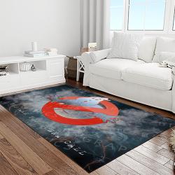 ghostbusters supernatural comedy film movie carpet area rug home decor halloween gift best present for friends light room gbs11